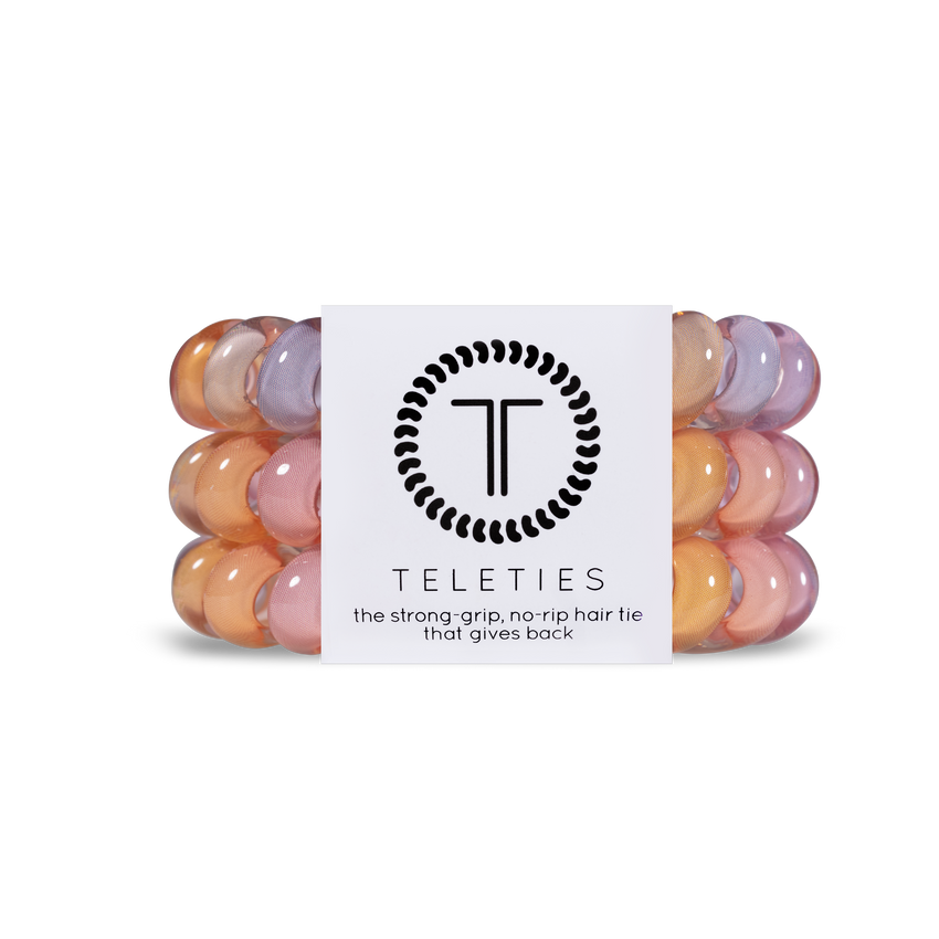 Sherbert Teleties Large 3-Pack Hair Ties