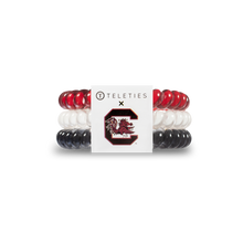 Load image into Gallery viewer, University Of South Carolina Teleties Small 3-Pack Hair Tie