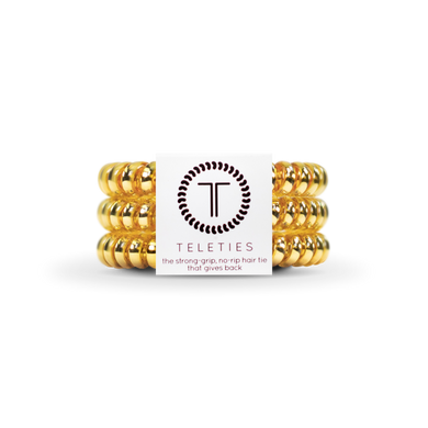 Sunset Gold Teleties Small 3-Pack Hair Tie