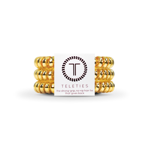 Sunset Gold Teleties Small 3-Pack Hair Tie