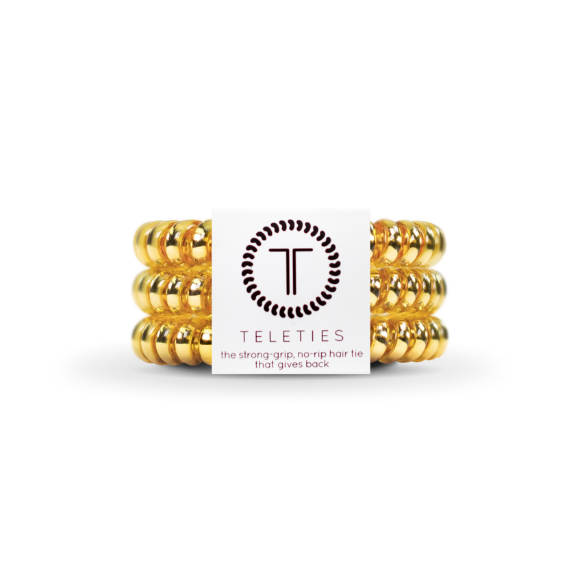 Sunset Gold Teleties Small 3-Pack Hair Tie