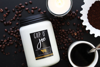 26oz Cup O' Joe Apothecary Farmhouse Jar Candle