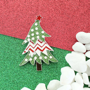 Whimsical Dangle Christmas Tree Pendant