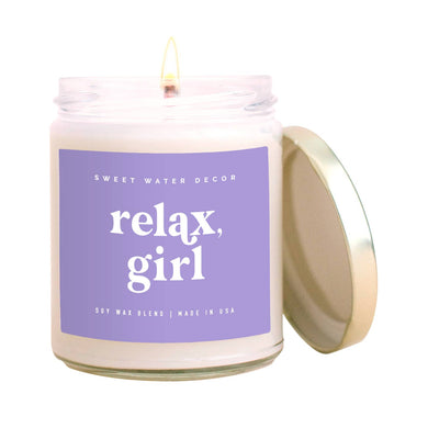 Relax, Girl Soy Candle - 9 oz