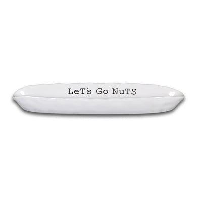 Let's go nuts Long Serving Dish