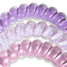 Load image into Gallery viewer, Pink Thistle Teleties Large 3-Pack Hair Ties