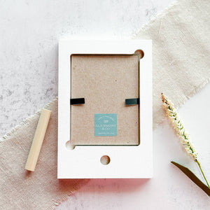 Wonderfully Made Watercolor Check Picture Frame