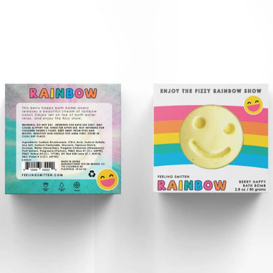 Rainbow Happy Face Bath Bomb
