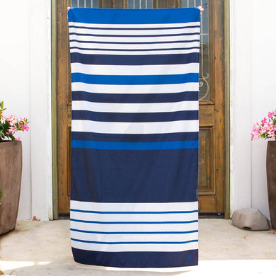 Quick Dry Landry Beach Towel Navy/Blue - 34