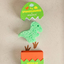 Load image into Gallery viewer, T-Rex Kids Bath Spongeasaurus