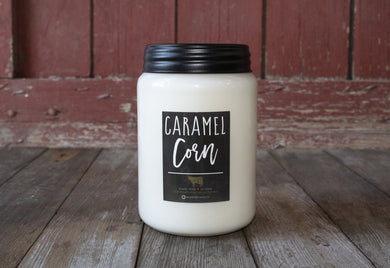 26oz Caramel Corn Apothecary Farmhouse Jar Candle