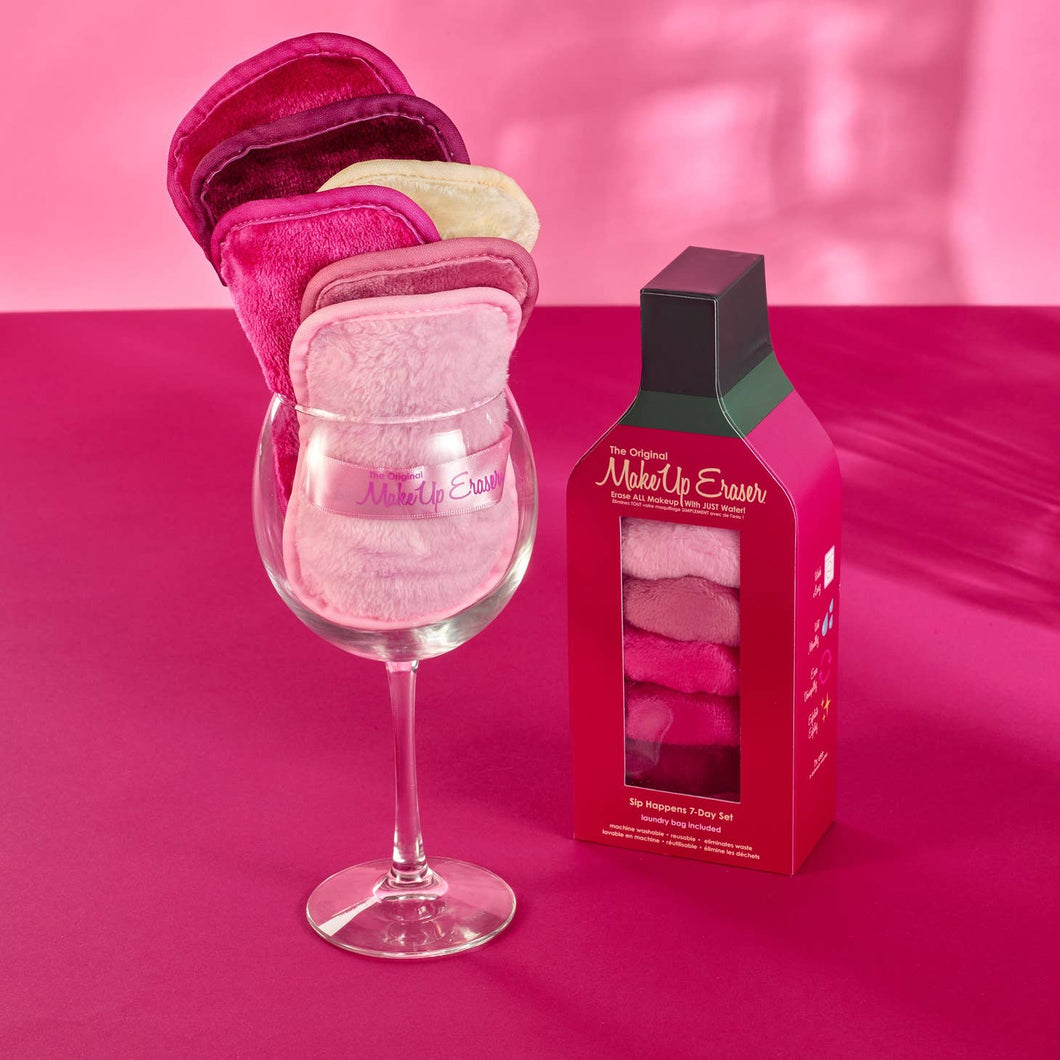 Sip Happens 7-Day Set MakeUp Erasers