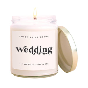 Wedding Soy Candle - 9 oz