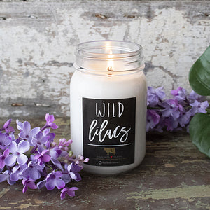 Farmhouse Collection Mason Jar Candle 13oz Wild Lilacs