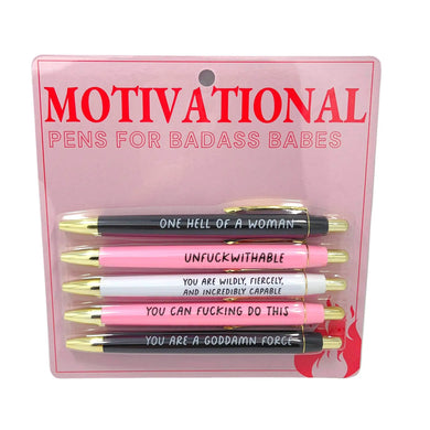 Motivational Pen Set For Badass Babes