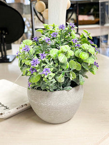 Artificial Flowers in Planter- 3 Color Options