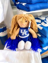 Load image into Gallery viewer, Kentucky Wildcats Plush Doll Cheerleader 11 Inch