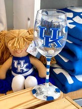 Load image into Gallery viewer, Kentucky Wildcats Wine Glass