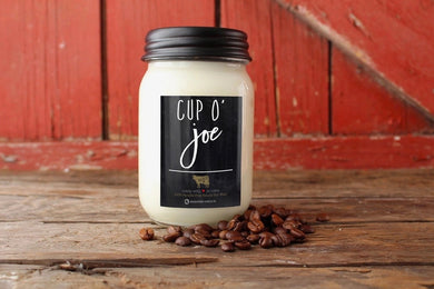 Farmhouse Collection Mason Jar Candle 13oz -Cup O' Joe