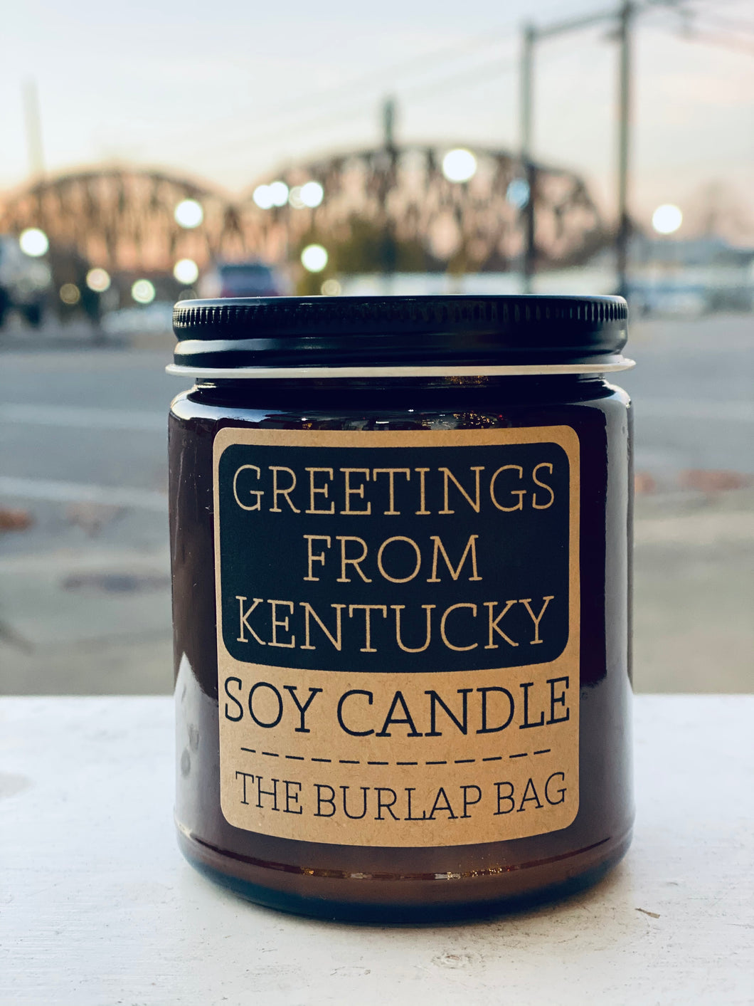 Greetings From Kentucky Soy Candle