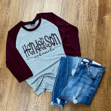 Load image into Gallery viewer, Henderson Colonels Hand Drawn Spirit Raglan