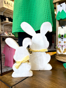 Wood Bunny Shelf Sitter- 2 Sizes