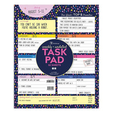Load image into Gallery viewer, Bright Week Large Weekly Task Pad