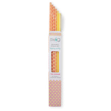 Load image into Gallery viewer, Swig Pink Lemonade &amp; Yellow Reusable Straw Set
